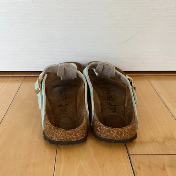 Birkenstock Betula Mint Green Gizeh Birko-Flor Thong Sandals, Size 7 - Picture 4 of 5